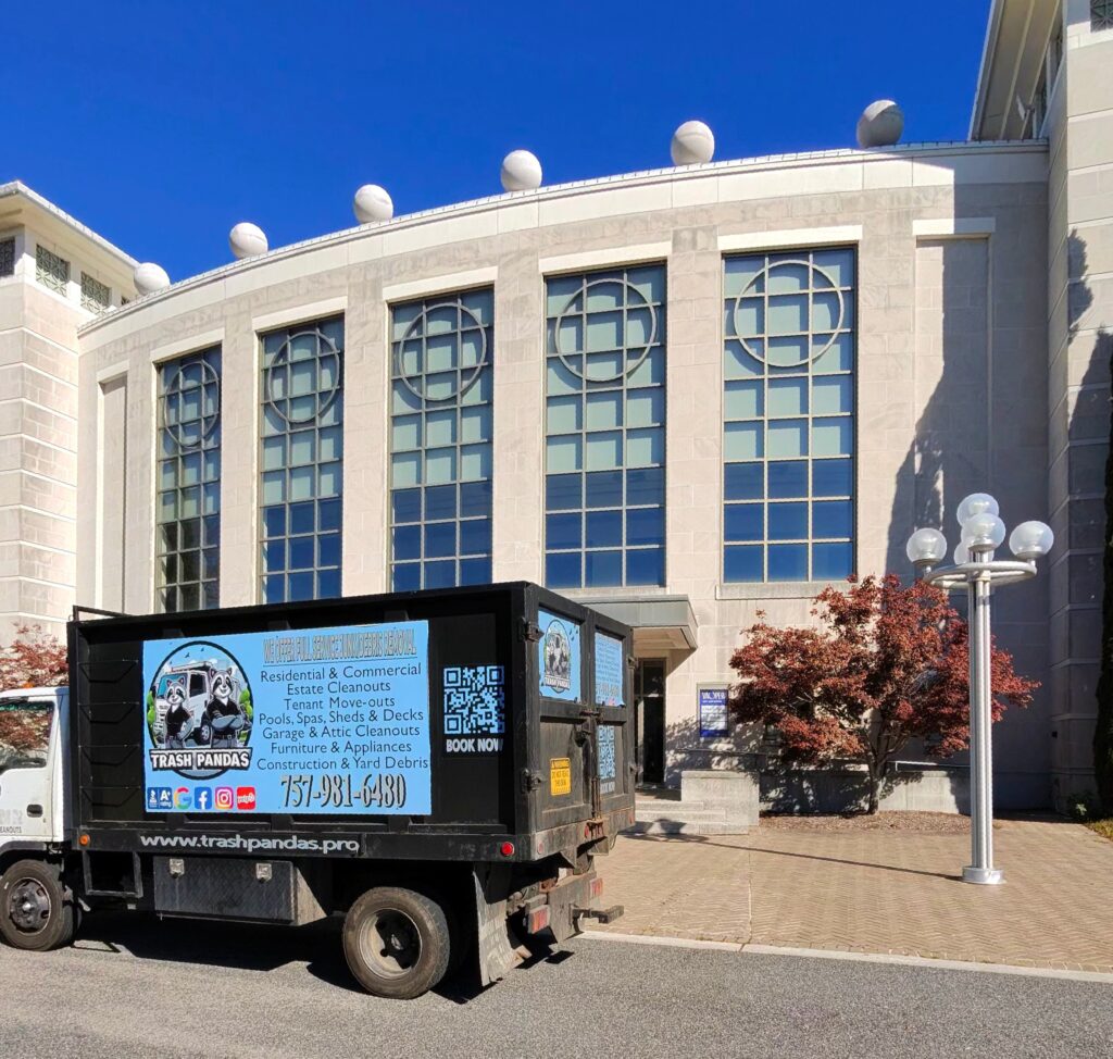 Trash Pandas provides store cleanouts and junk removal in Hampton Roads