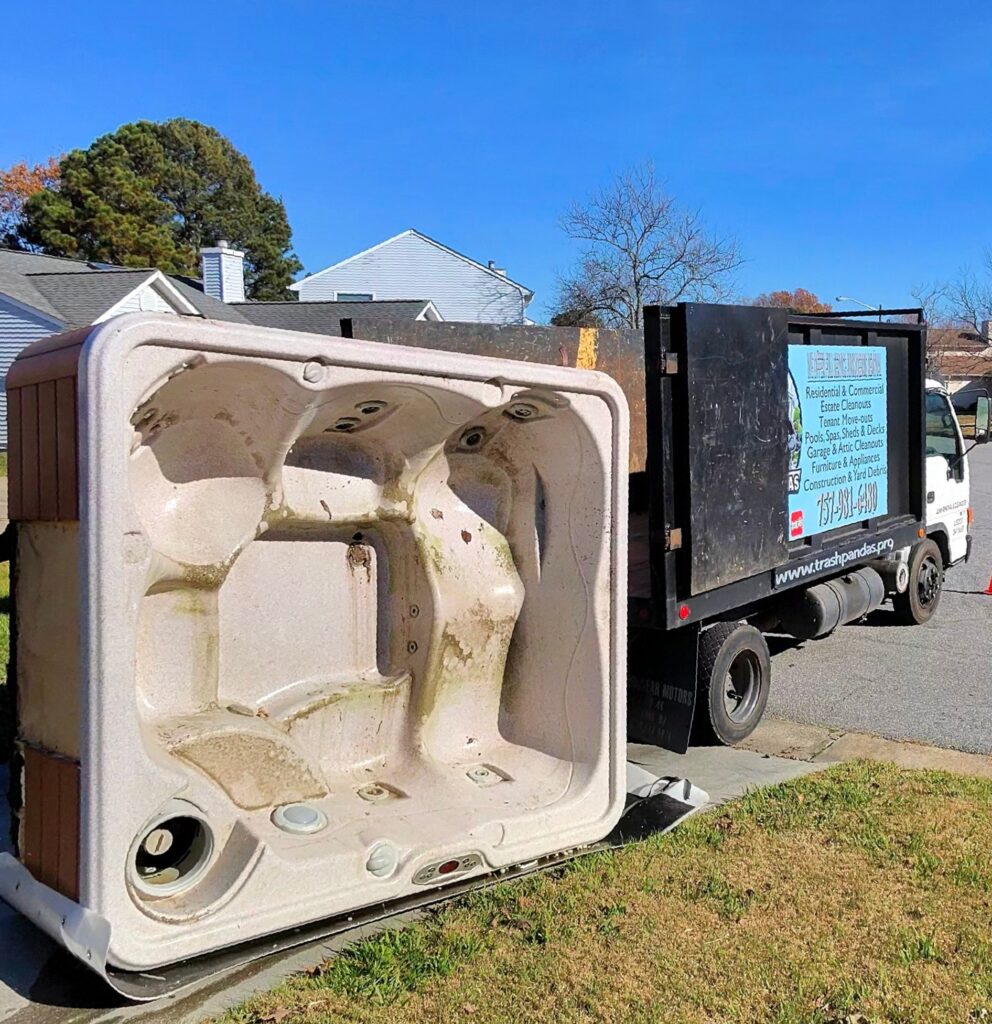 Hot Tub Demolition and Removal in Chesapeake and Moyock NC